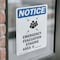 Signmission Emergency Evacuation Sign With Symbol, 7 in W x Rectangle, Vinyl Decal OS-2PACK-NS-D-710-V-11798 - alternate 5